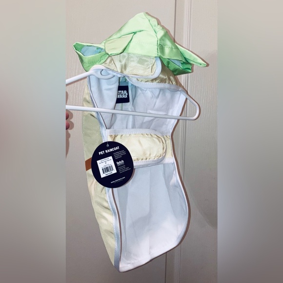 Disney Star Wars Yoda Dog Costume and Raincoat. Size M - NEW! - Picture 2 of 5